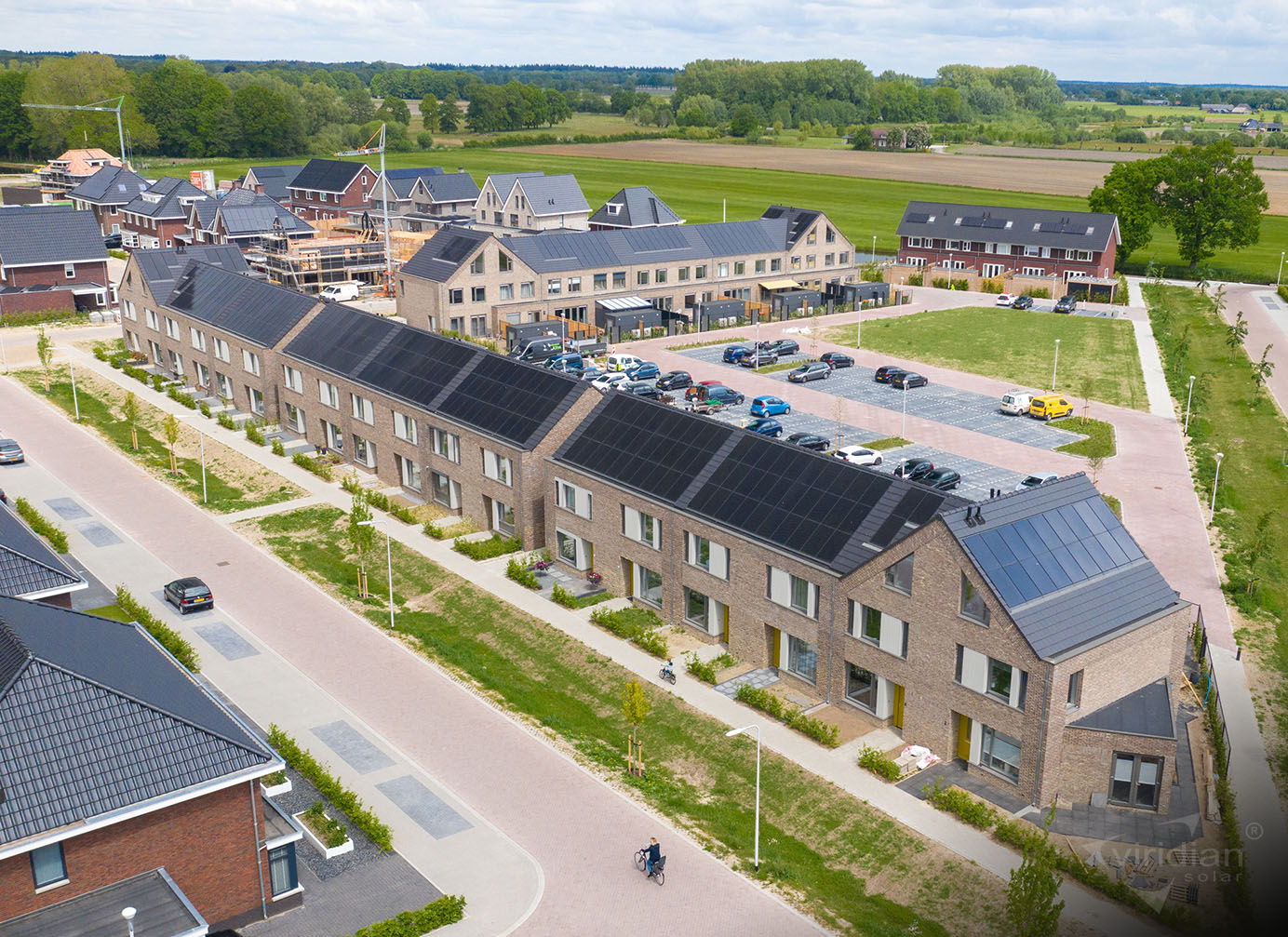 Ingebouwde zonnepanelen